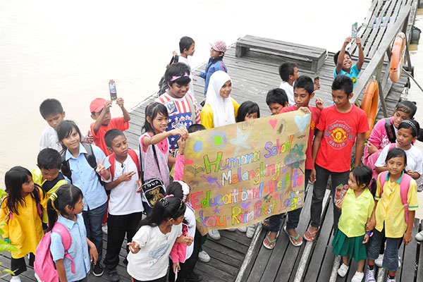 Humana School Malangking students visit to Sukau Rainforest Lodge